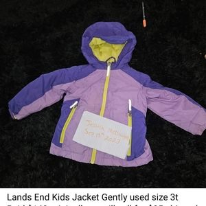 Land End Jacket 3t girl